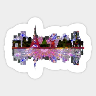 Paris Skyline Sticker